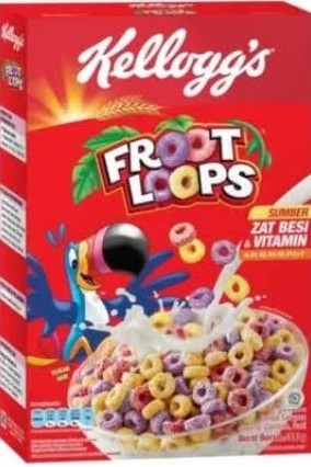 Kelloggs Froot Loops Cereal 150gr