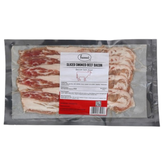 Smoked Beef Bacon Sliced 250gr