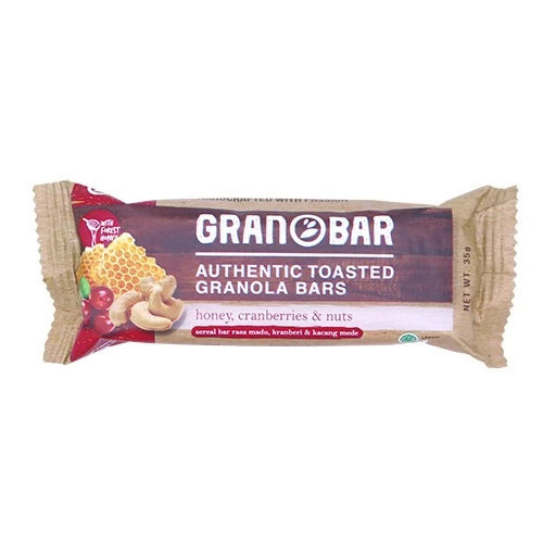 Granola Bar- Honey, Cranberries, Nuts