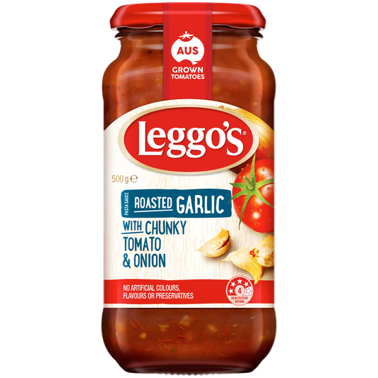 Leggos Roasted Garlic Chunky Tomato Onion 500g