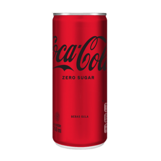 Coca-Cola (Slim Can) Zero Sugar 250ml